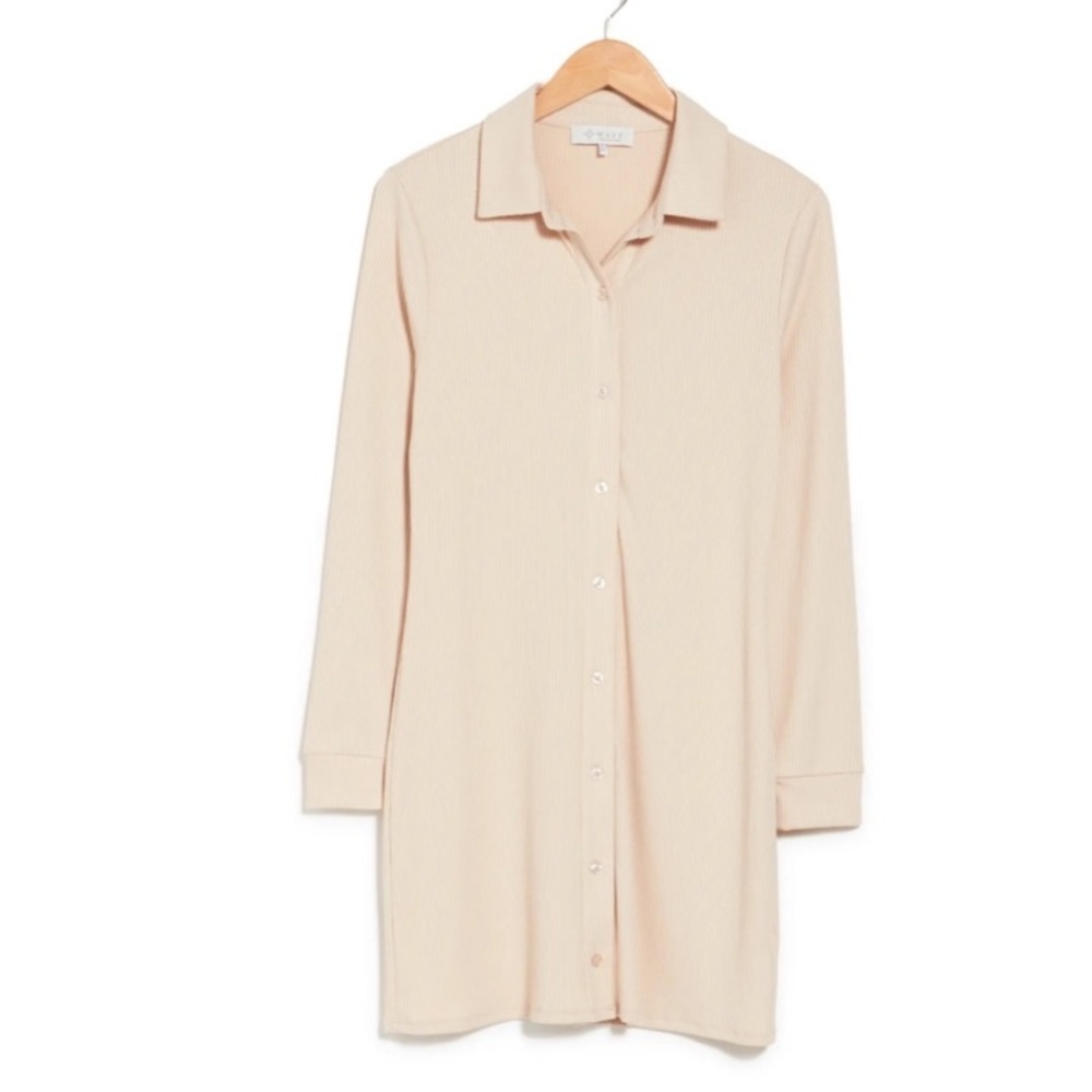 WAYF RIB KNIT DRESS